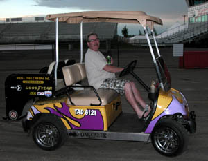 Dean Murdoch Golf Cart pilot