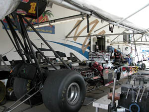 Del Cox Jr. Top Fuel dragster