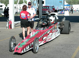 Two-seater dragster