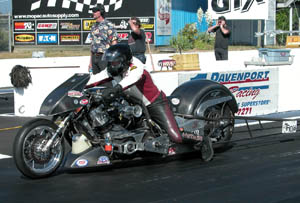 Ron Houniet Top Fuel Harley