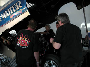 Roland Leong with Clint Thompson Nitro Funny Car