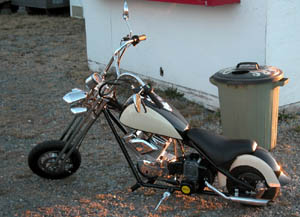 Mini-chopper pit bike