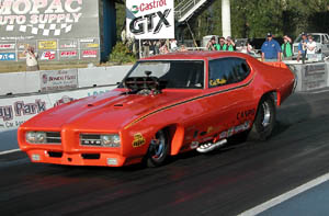 Cal Tebb - '69 GTO Funny Car