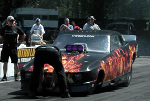 Kim Parker - '70 MUstang Funny Car