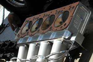 Clint Thompson - Miner Brothers Racing cylinder head